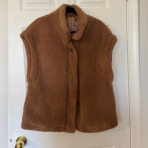 Brown Teddy Vest